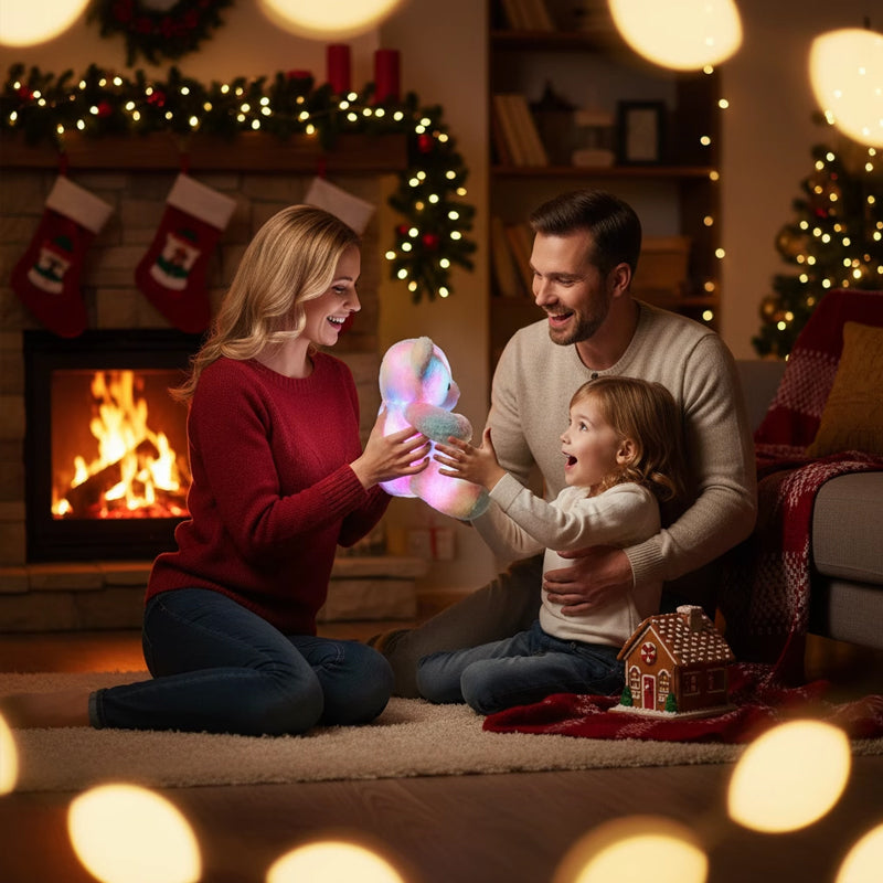 LED Light-Up Teddy Bear Plush Toy