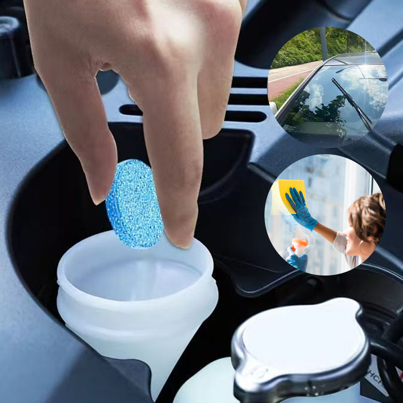 Ultra-Concentrated Car Glass Cleaner Tablets