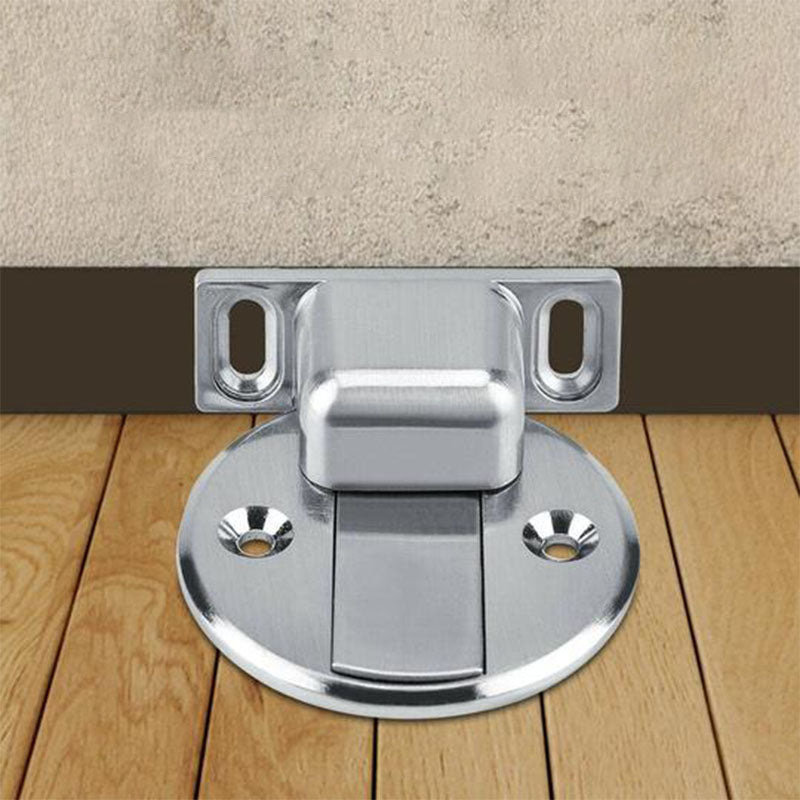 Stainless steel invisible magnetic doorstop