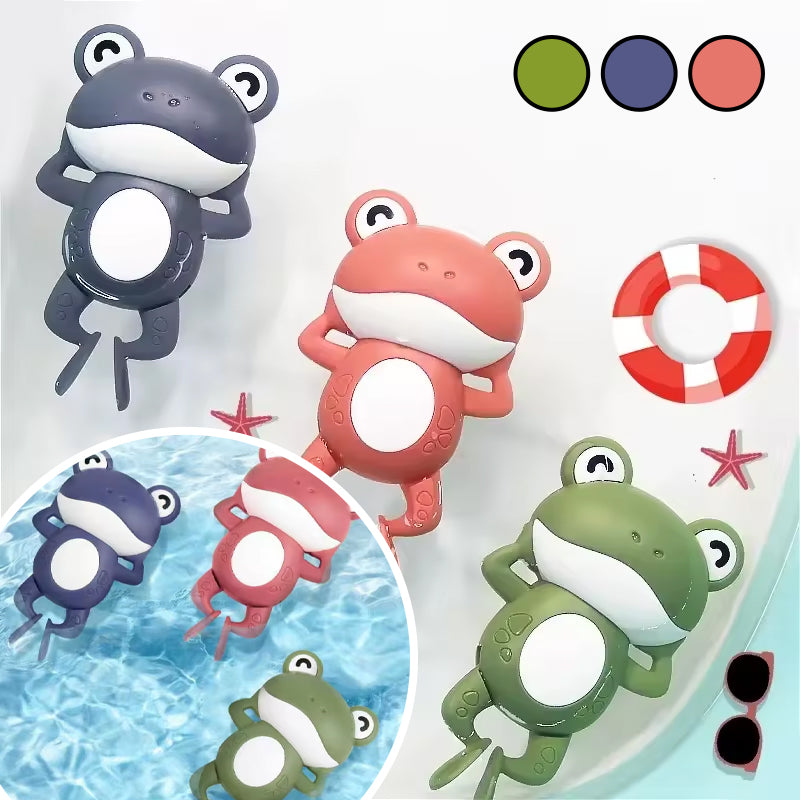 Baby Shower Clockwork Cute Animal Swimming Frog