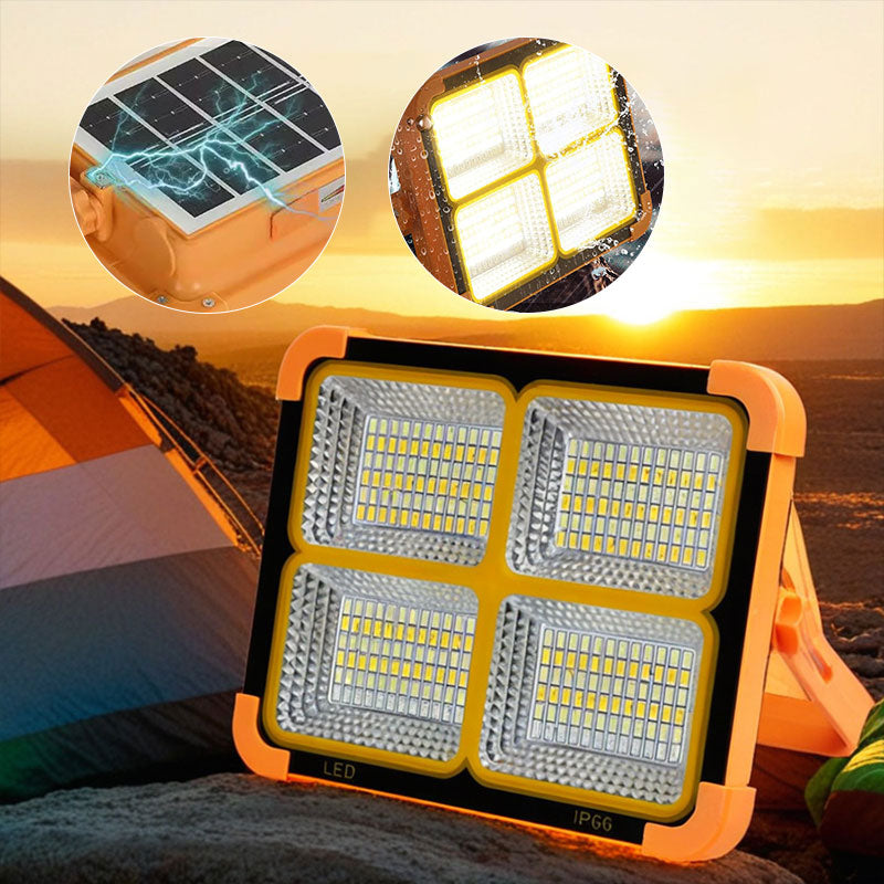 Mini Solar Rechargeable Multifunctional LED Searchlight