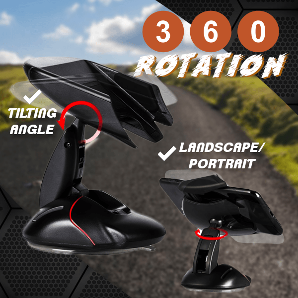 360° Transformable Car Phone Mount