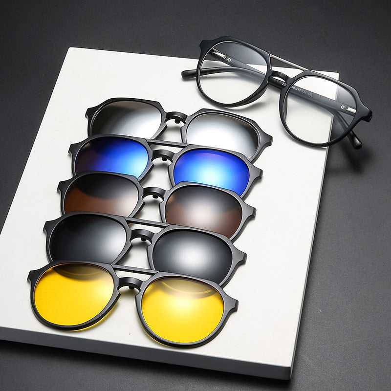Magnetic polarizing glasses