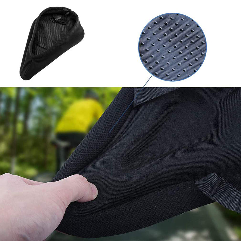 3D silicone gel saddle padding