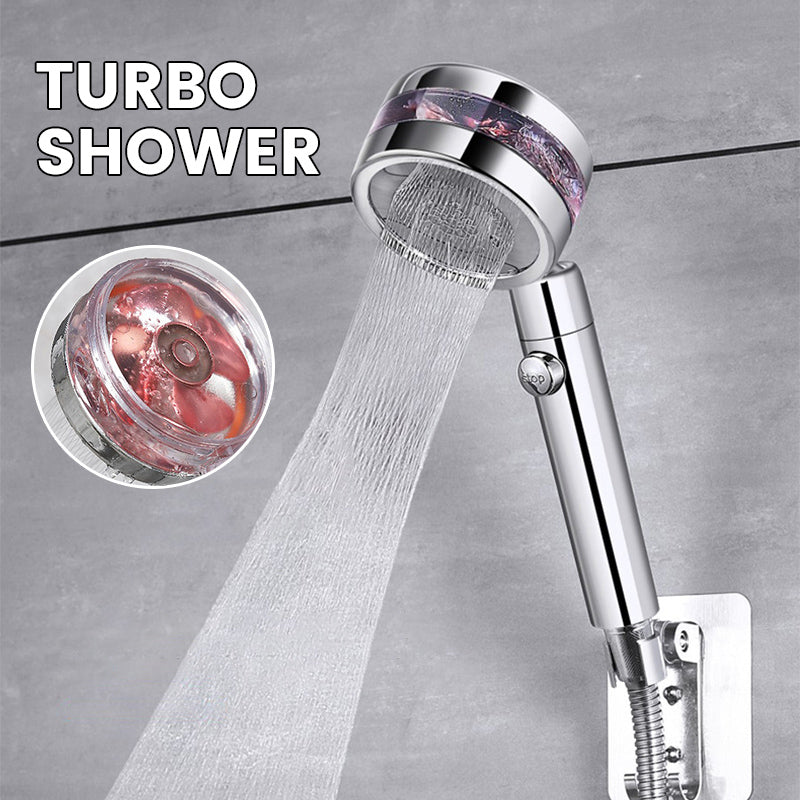 Turbo-flow shower head