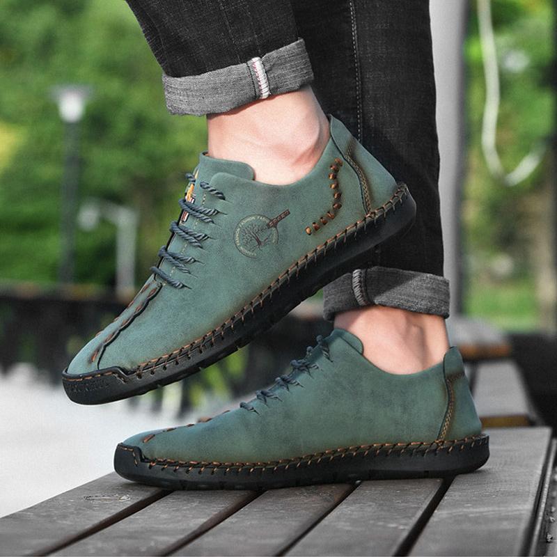 Handmade men's leather shoes(🔥Buy 2, -8%)