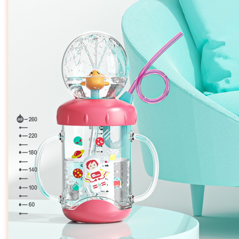 Cute Children's Whale Spray Drinking Cup