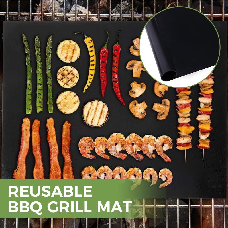 ZAOS™ Non-Stick BBQ Grill Mats with Cutting Box