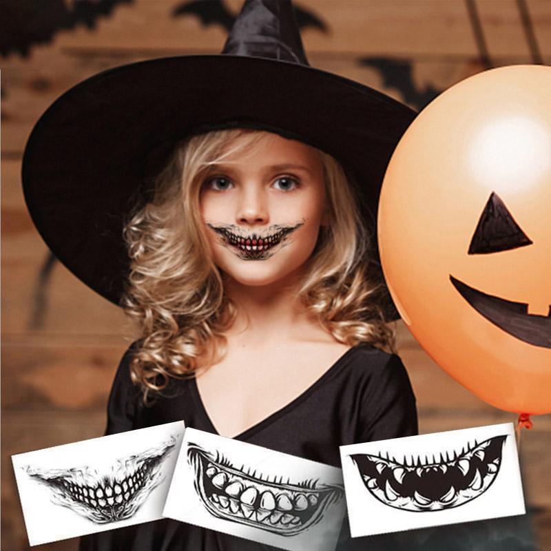 Halloween Prank Makeup Temporary Tattoo(10pcs)