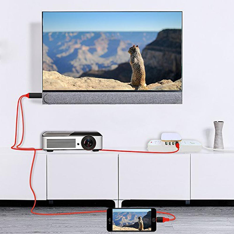 HDMI Monitor Adapter Cable for iOS/Android to TV