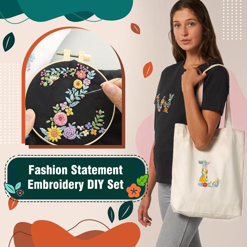 Fashion Statement Embroidery DIY Set