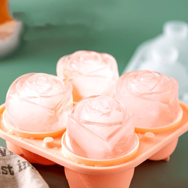 Silicone Rose Ice Ball Maker