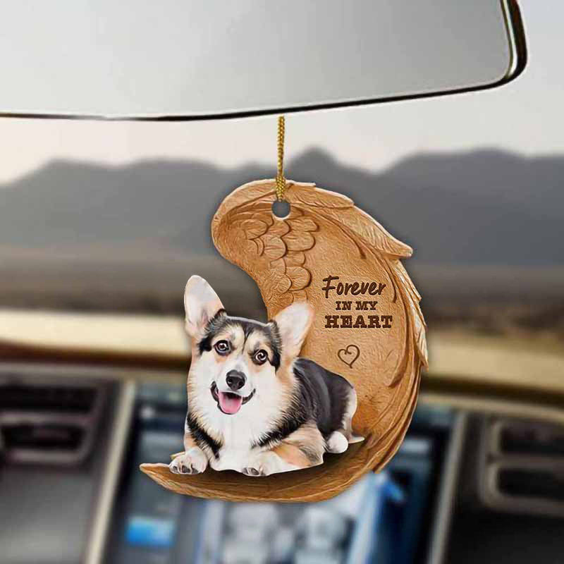 "Forever in my heart" hanging ornament-2D effect