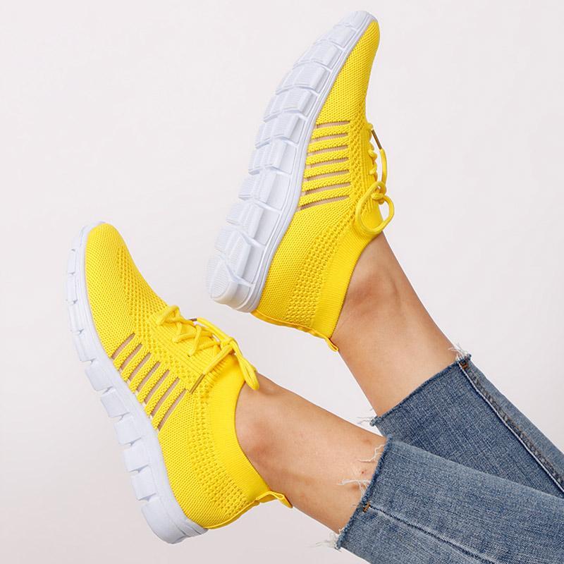 Flying woven mesh shoes