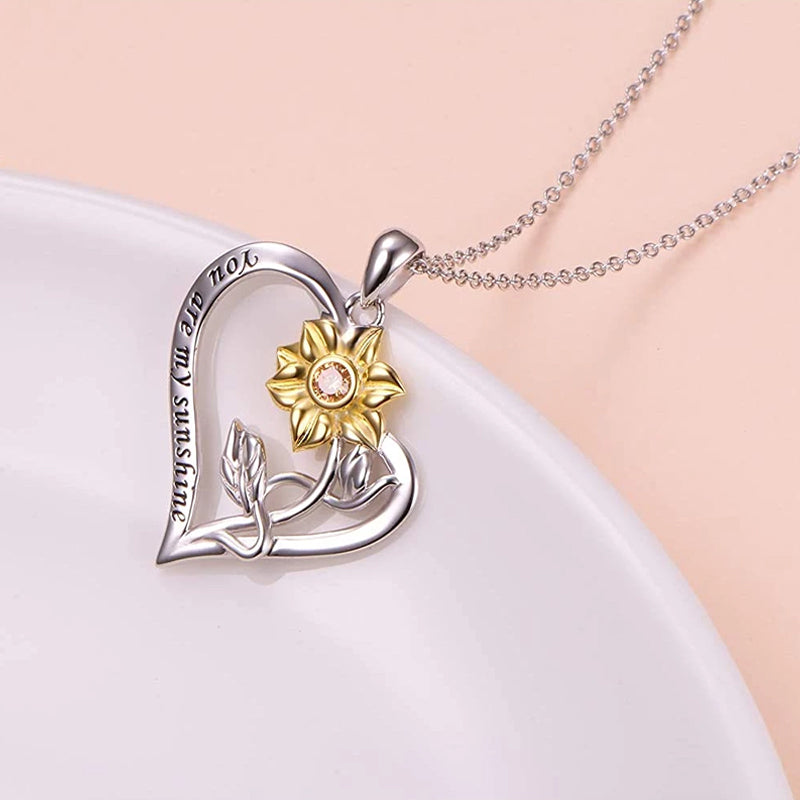 "You Are MySunshine" Necklace | Sterling Silver