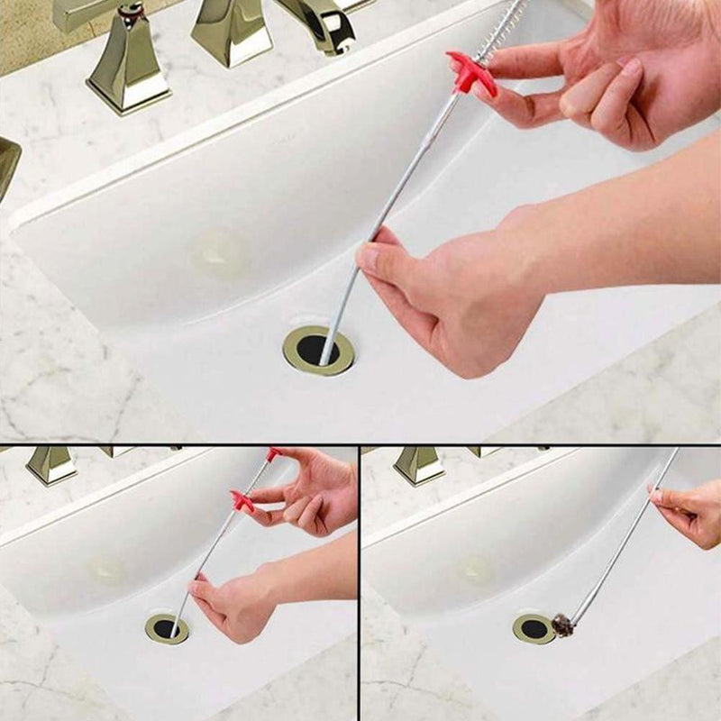 Kitchen Sink Sewer Cleaning Hook 2pcs