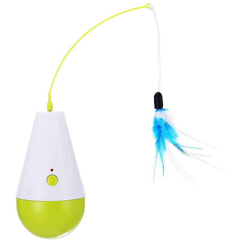 ELectric Wild Tumbler Cat Toy with Feather