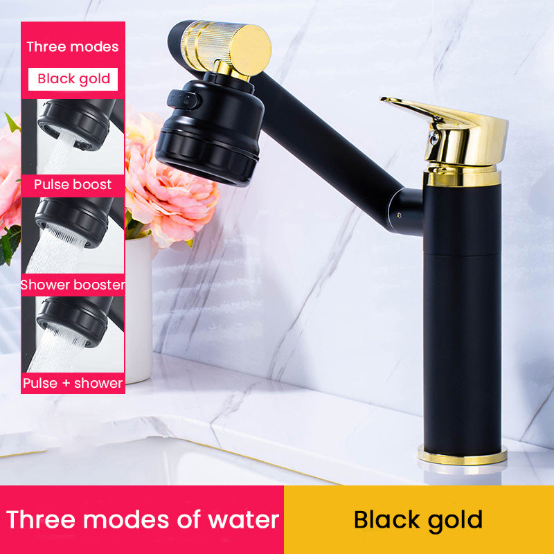 Universal Rotating Hot and Cold Faucet
