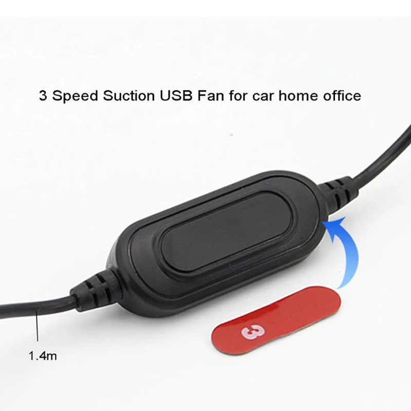 Universal Adjustable USB Dual Fan