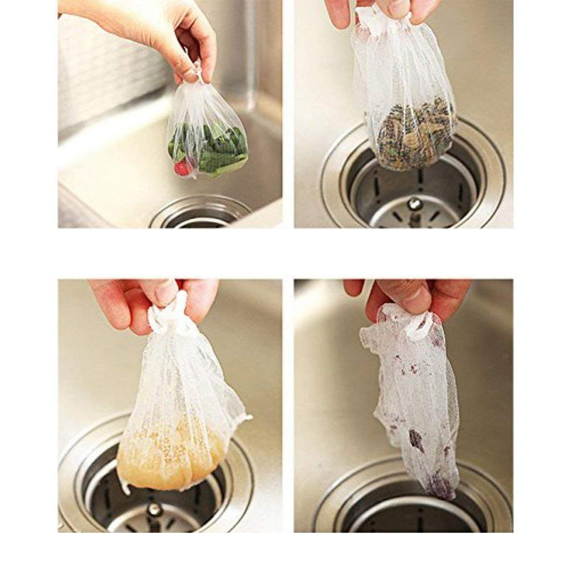 Hirundo Disposable Mesh Sink Strainer Bags, 300 PCS