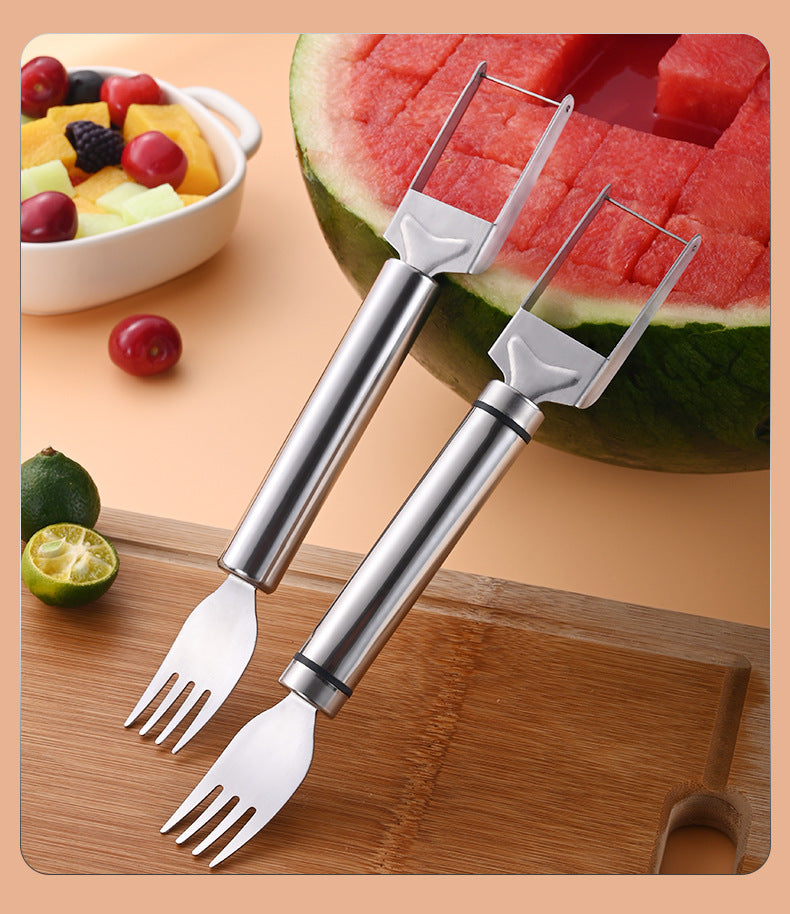 Stainless Steel Watermelon Slicer – Effortless Fruit Cutter