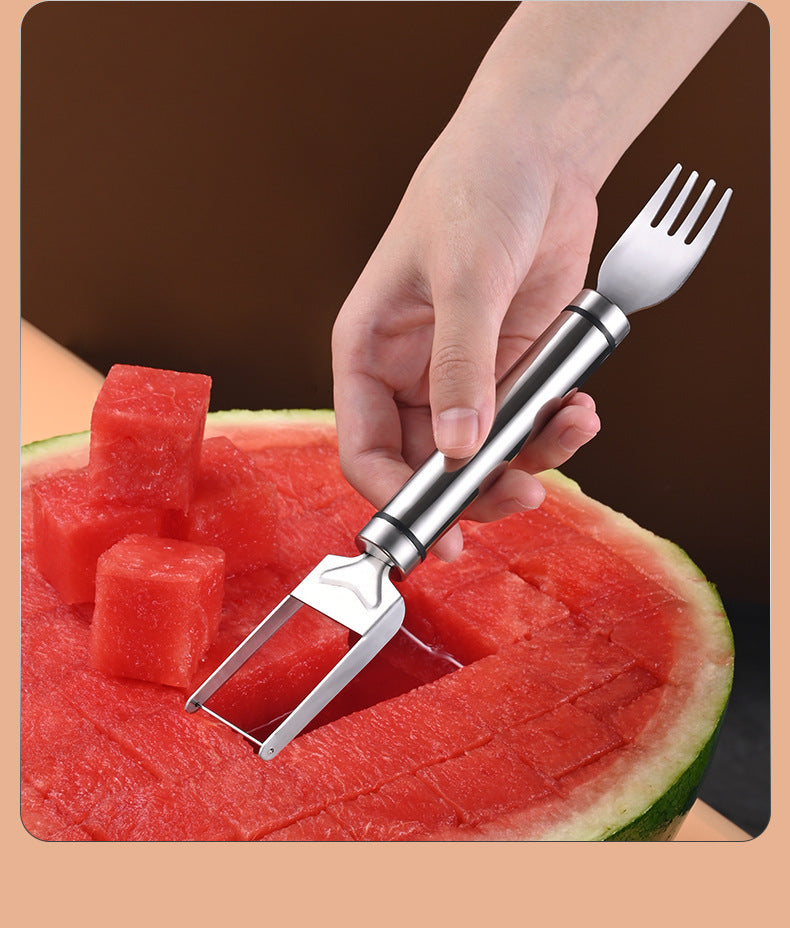 Stainless Steel Watermelon Slicer – Effortless Fruit Cutter