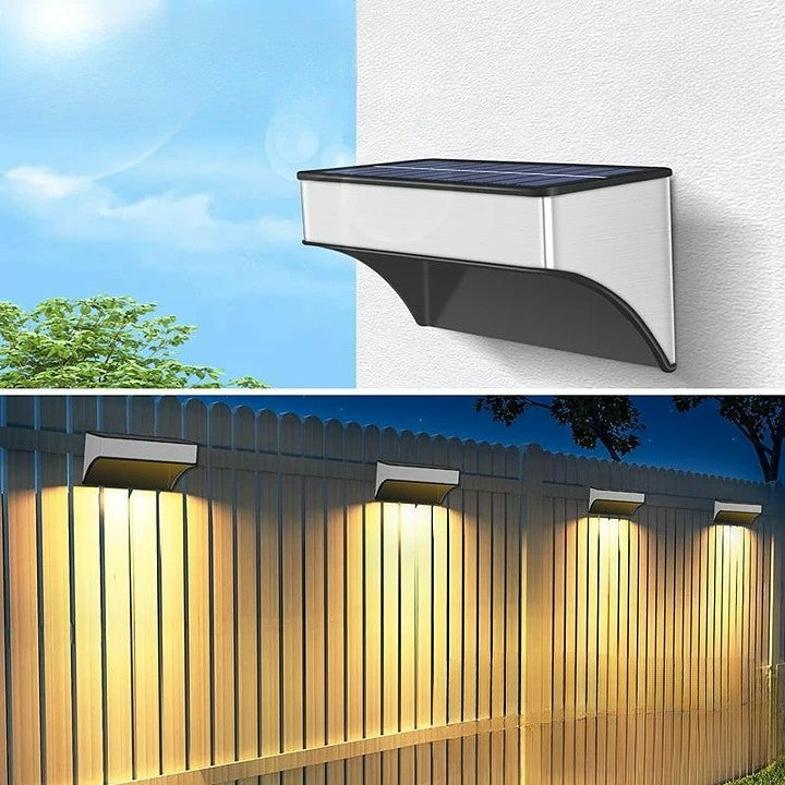 Stainless Steel Solar Fence Outdoor Light