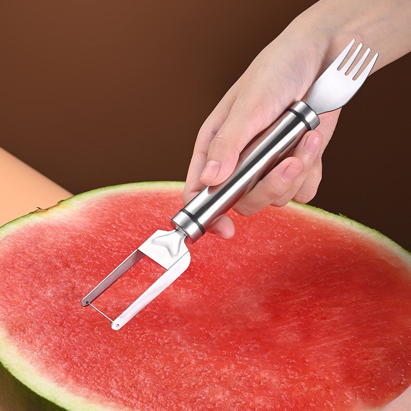 Stainless Steel Watermelon Slicer – Effortless Fruit Cutter