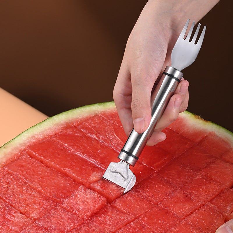 Stainless Steel Watermelon Slicer – Effortless Fruit Cutter