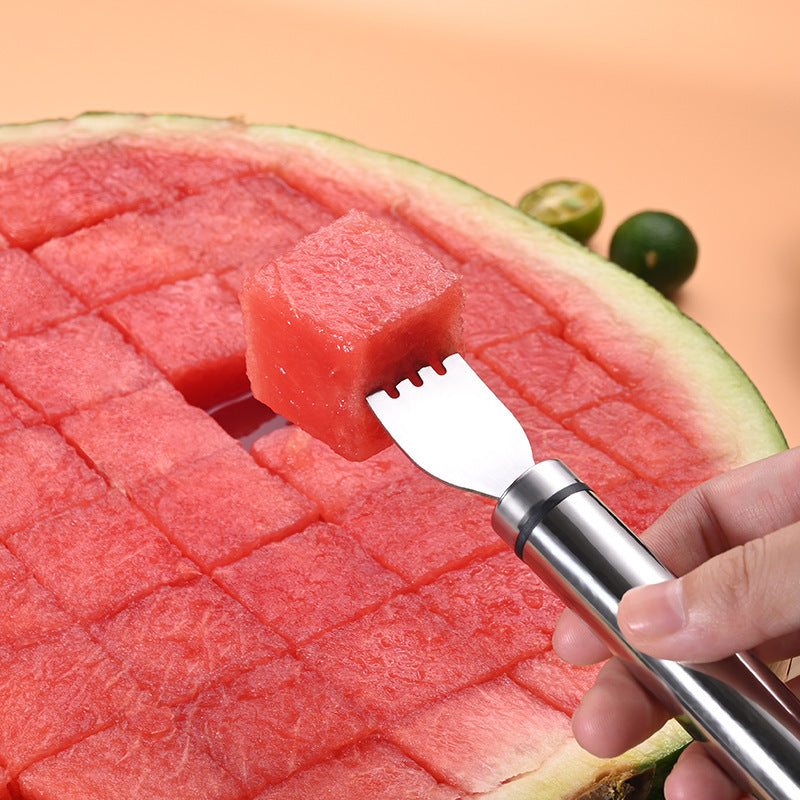 Stainless Steel Watermelon Slicer – Effortless Fruit Cutter