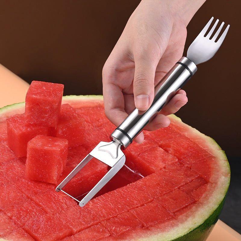Stainless Steel Watermelon Slicer – Effortless Fruit Cutter