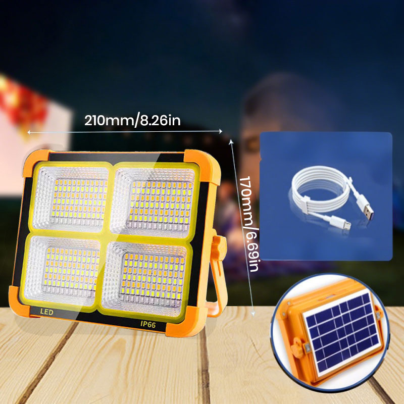Mini Solar Rechargeable Multifunctional LED Searchlight