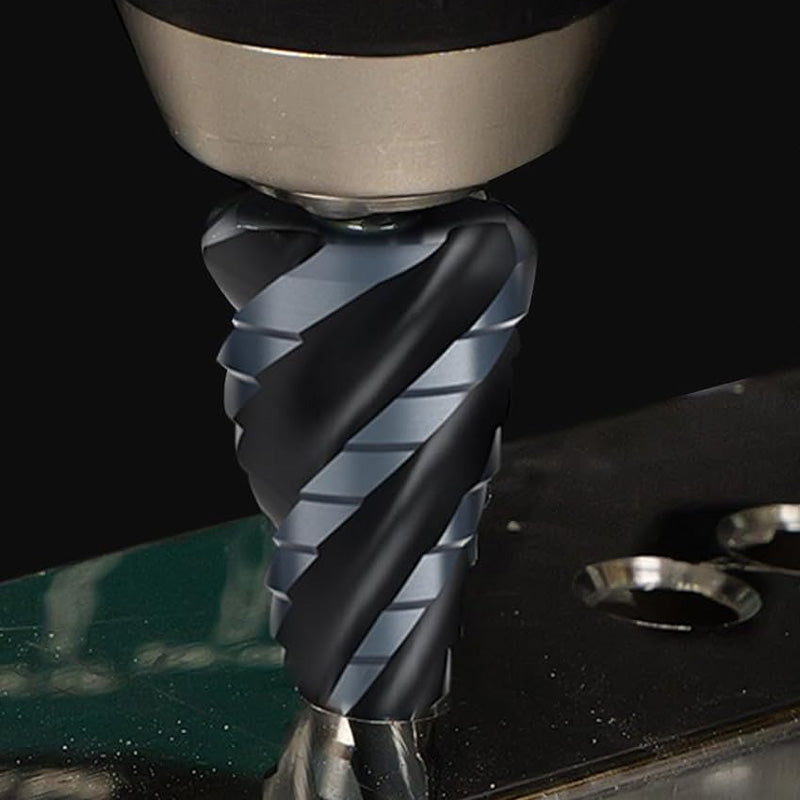 HSS Four-Flute Step Drill Bit Set