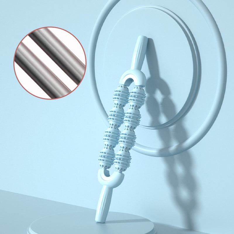 Dual-Row 8-Wheel Sensory Massage Stick