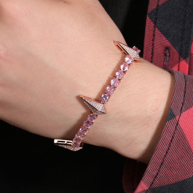 Rhinestone Panther Hip Hop Bracelet