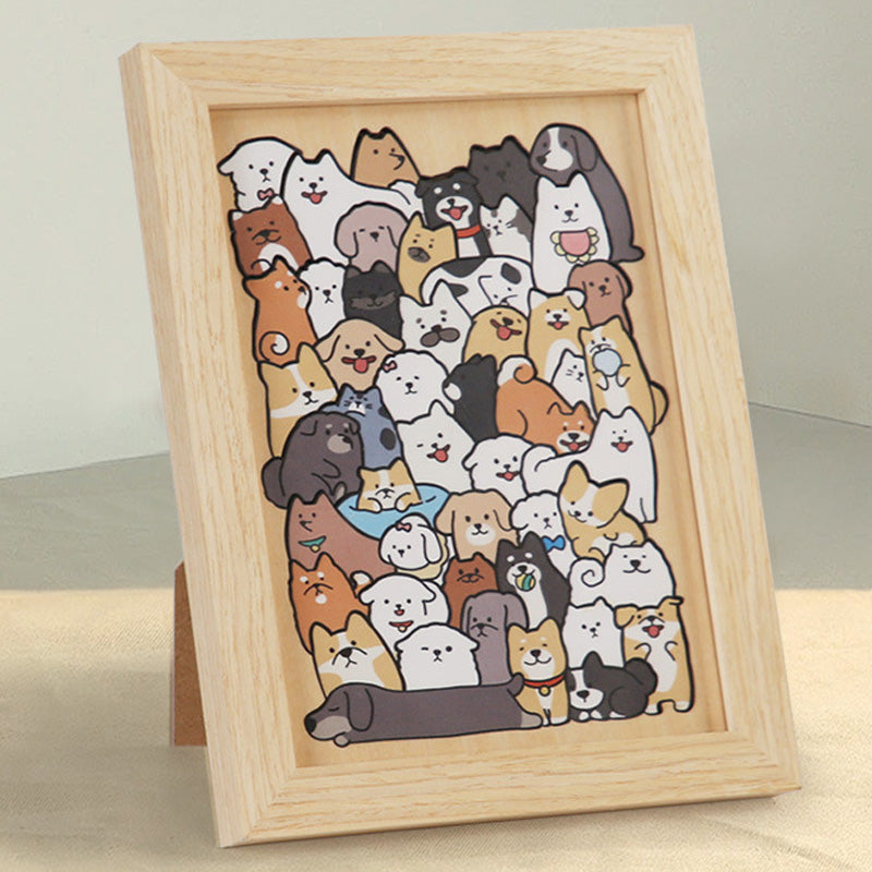 Animal Stacking Puzzle Blocks Toy Set