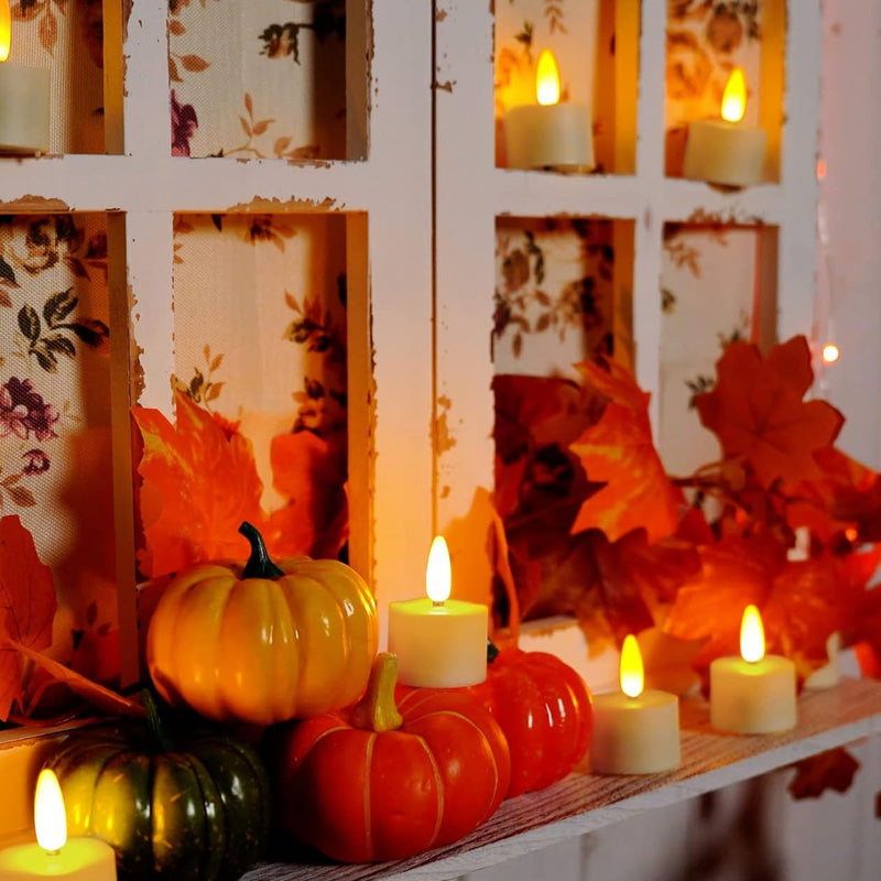 12-Piece Rechargeable LED Flameless Candle Set