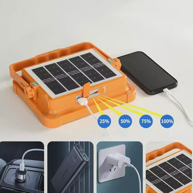 Mini Solar Rechargeable Multifunctional LED Searchlight