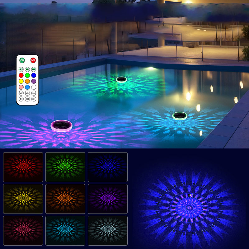 Solar Charging Floating Pool Light