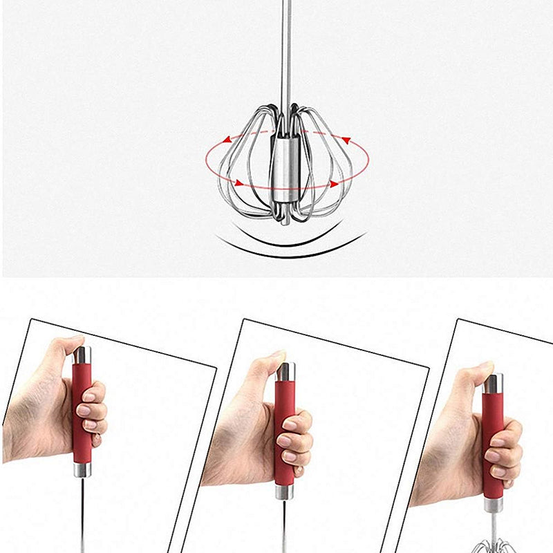 Stainless Steel Semi-Automatic Whisk
