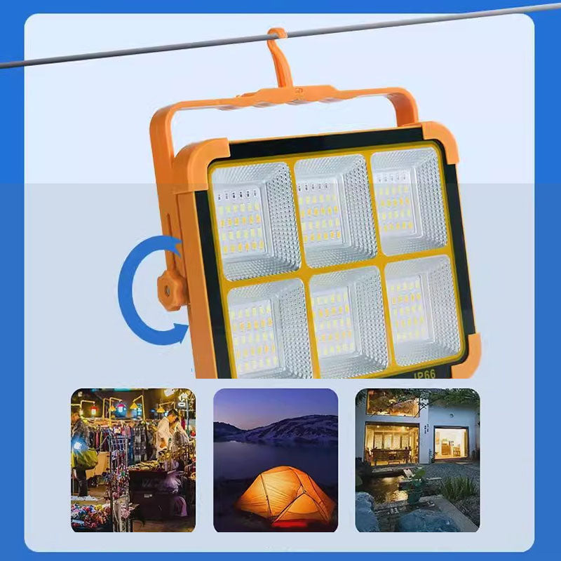 Mini Solar Rechargeable Multifunctional LED Searchlight