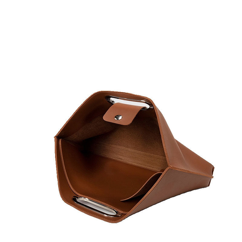 Shockproof Drop-Resistant Leather Computer Carry Bag