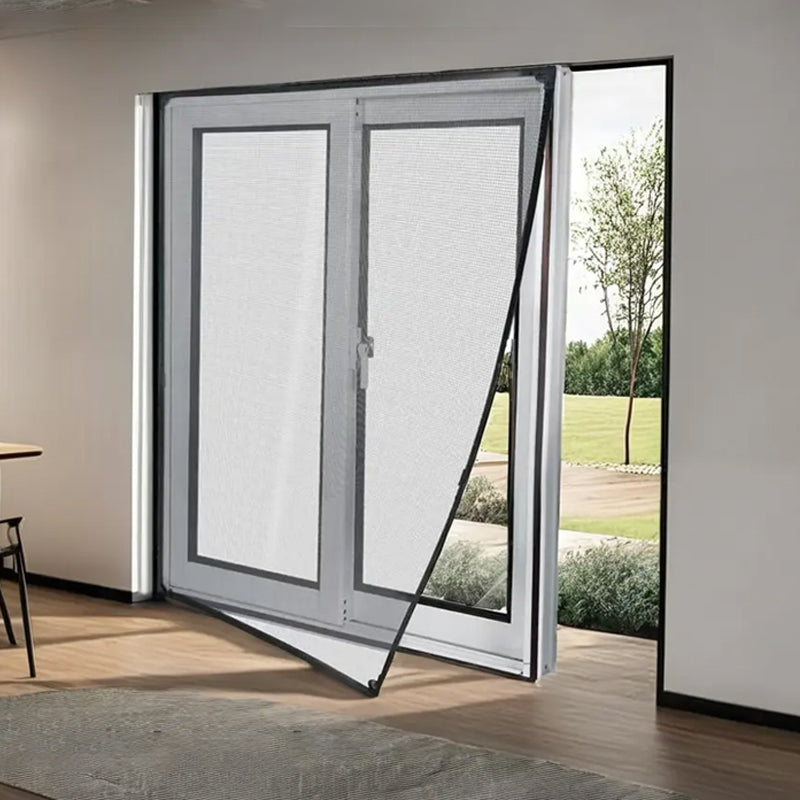 Velcro Fly Window Screen Mesh Curtain with Self Adhesive Velcro Tape