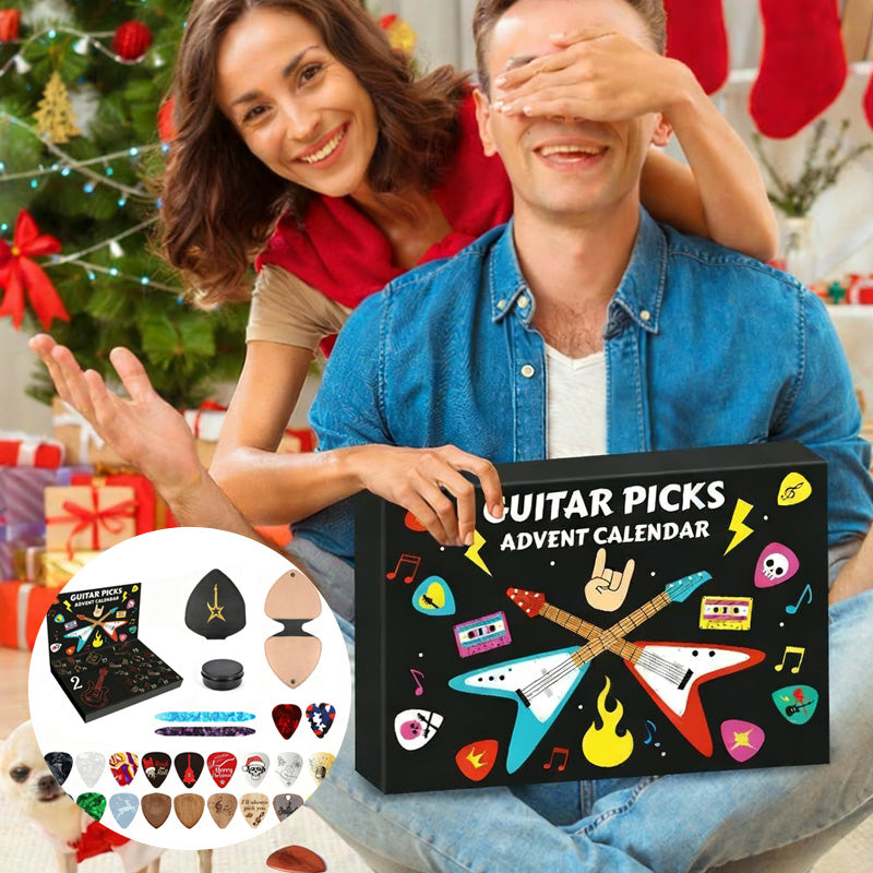 Christmas Guitar Pick Countdown Blind Box