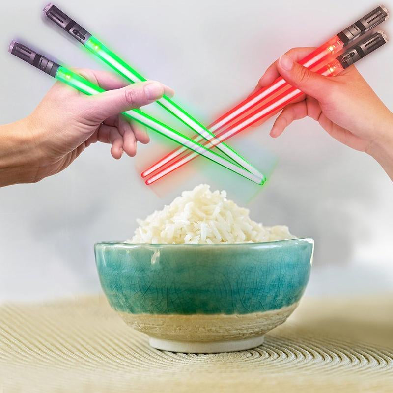 LED 9 colors luminous chopsticks