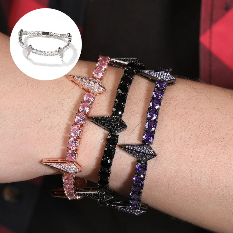 Rhinestone Panther Hip Hop Bracelet