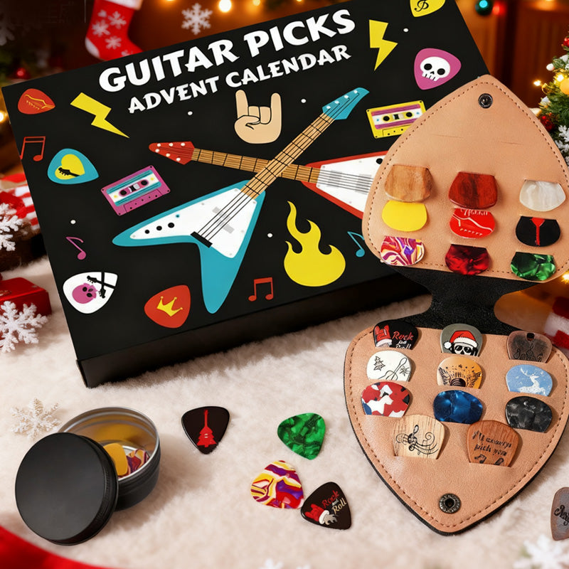 Christmas Guitar Pick Countdown Blind Box