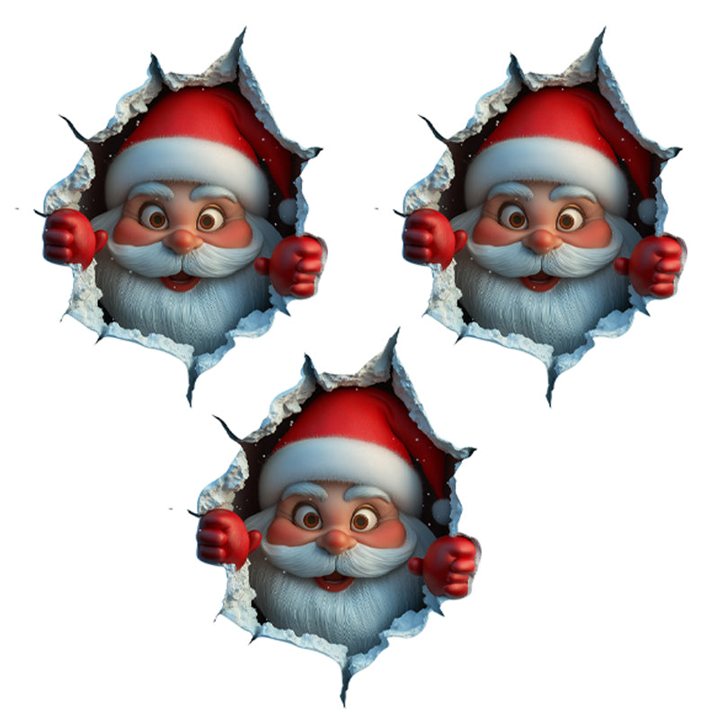 Santa Claus Wall Sticker Set