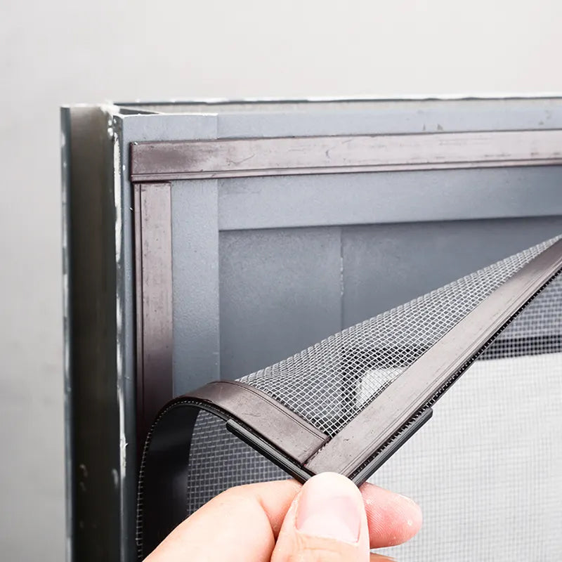 Velcro Fly Window Screen Mesh Curtain with Self Adhesive Velcro Tape