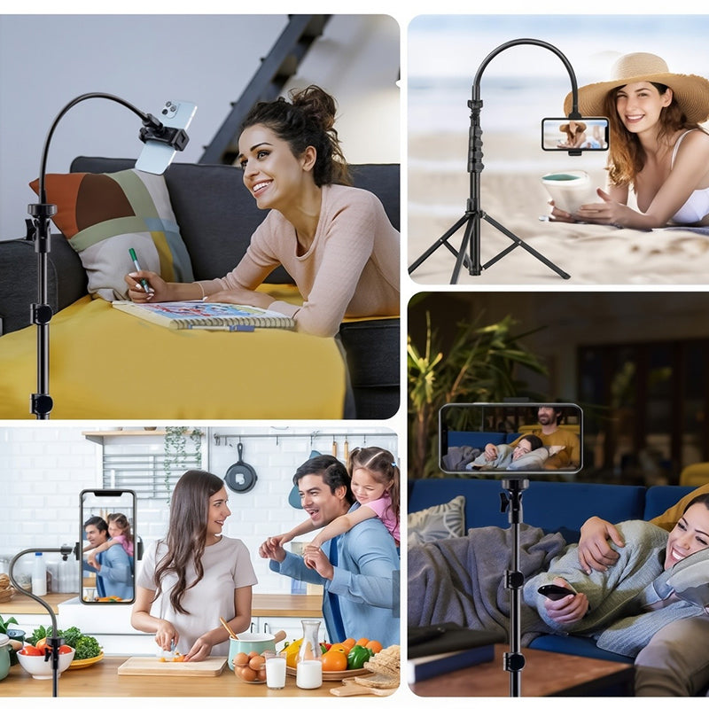 Tablet Stand Holder with Adjustable Gooseneck